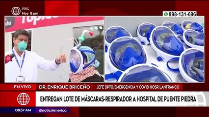 Primera Edición: Entregan lote de máscaras-respirador a hospital de Puente Piedra
