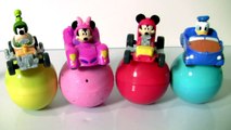 Disney Baby Mickey and the Roadster Racers Car Toys Surprise Eggs by Funtoys