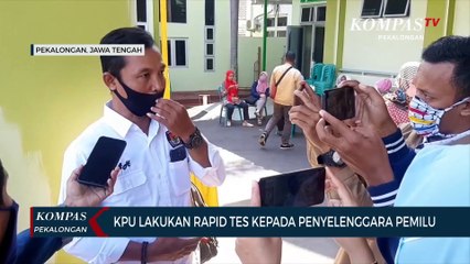 KPU Lakukan Rapid Test Kepada Penyelenggara Pemilu