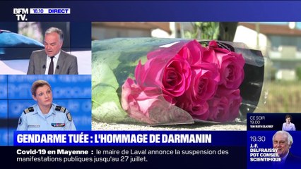 Story 4 : Gérald Darmanin rend hommage à la gendarme tuée - 09/07