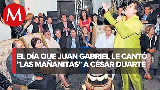 Los excesos de César Duarte… y la fiesta de cumpleaños en la que Juan Gabriel le cantó