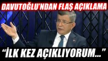 Davutoğlu'dan flaş 'Pelikancılar' açıklaması: İlk kez açıklıyorum...