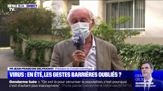 Jean-François Delfraissy (président du Conseil scientifique) : Les mesures de distanciation sociale sont en train de s'évanouir