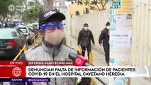 Edición Mediodía: Denuncian falta de información de pacientes Covid-19 en el Hospital Cayetano Heredia