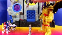 Imaginext Goldar & Rita Repulsa Battle Mighty Morphin Power Rangers Batman Batbot