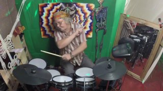 'MACK THE KNIFE' DRUM COVER BY GERRY ATRIC. MILLENIUM MPS850 E DRUMS