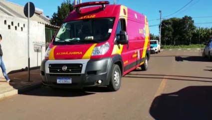 Menino de 12 anos é socorrido com corte no braço no Gralha AzulA ocorrência foi registrada na Rua dos Pássaros