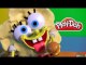Play Doh Spongebob Squarepants Silly Faces Playset Mold a Sponge Nickelodeon playdough Bob Esponja