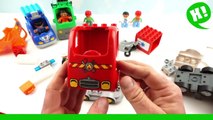 Camiones de Bomberos para Niños Aprende los Colores con Camiones Video de Juguetes Lego Duplo