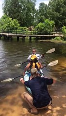 Father-Daughter Kayak Trip Takes a Flip