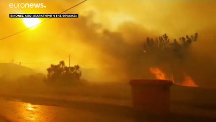 Χωρίς ενεργό μέτωπο η φωτιά στις Σάπες Ροδόπης