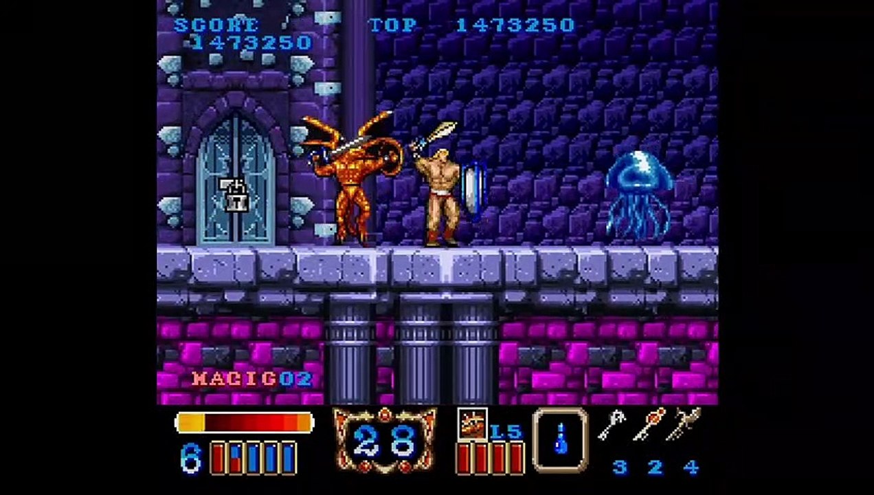 PART2-2 [Longplay] Magic Sword: Heroic Fantasy - Super Nintendo (1080p 60fps)