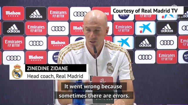 Zidane reveals errors in Vinicius Junior's coronavirus test