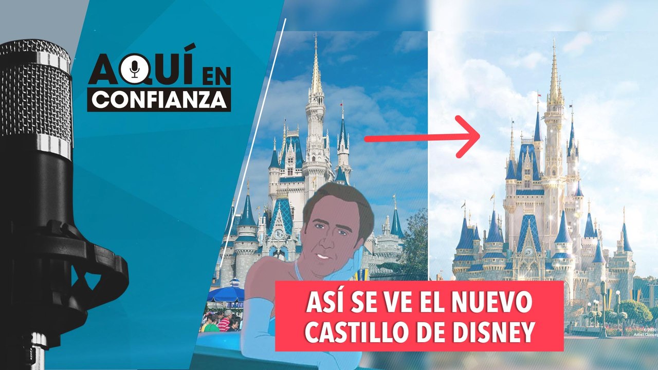 Así se ve el nuevo castillo de Disney