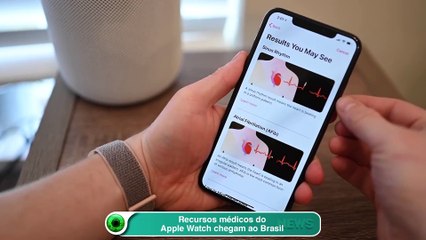 Recursos médicos do Apple Watch chegam ao Brasil