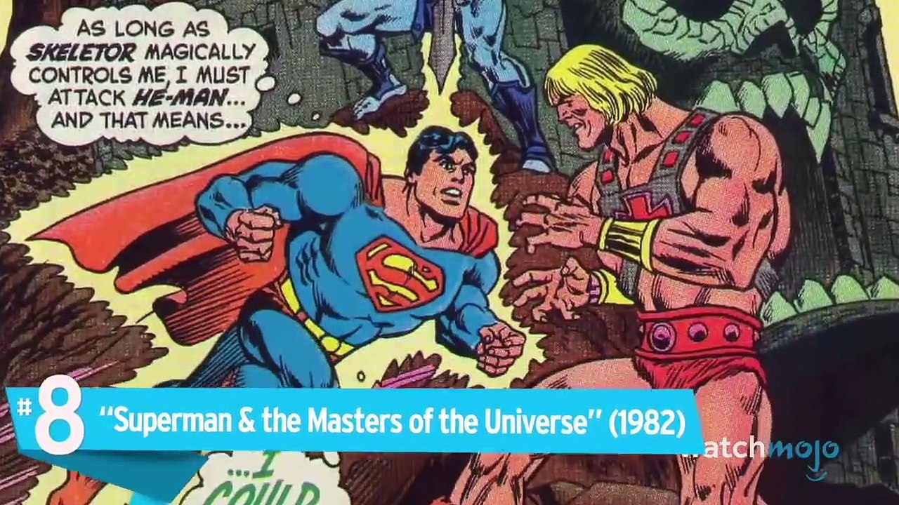 Top 10 CROSSOVER più FOLLI nei FUMETTI DC e MARVEL!