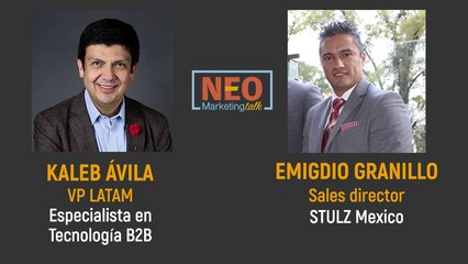 Emigdio Granillo y Kaleb Ávila en NEO Marketing Talk