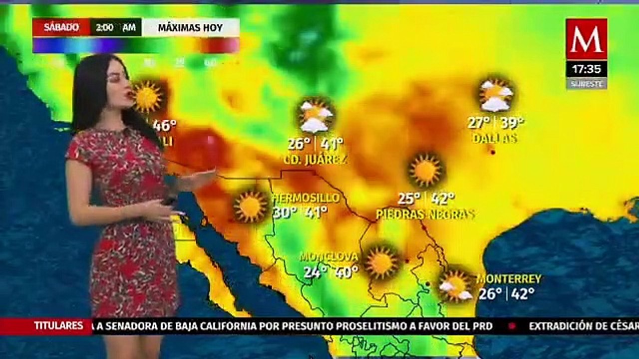 El clima para mañana 10 de julio, con Sandy Tok