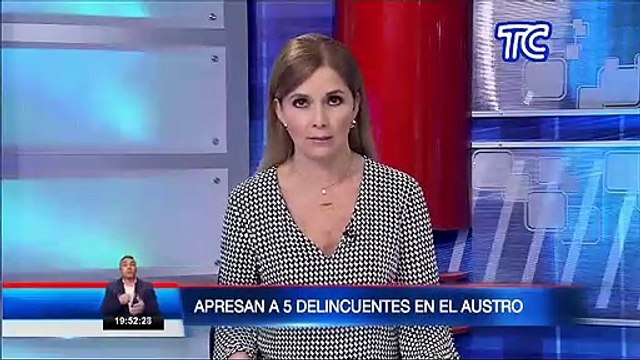 Policía Nacional detuvo a cinco sujetos con antecedentes penales que asaltaban en Cañar y Azuay