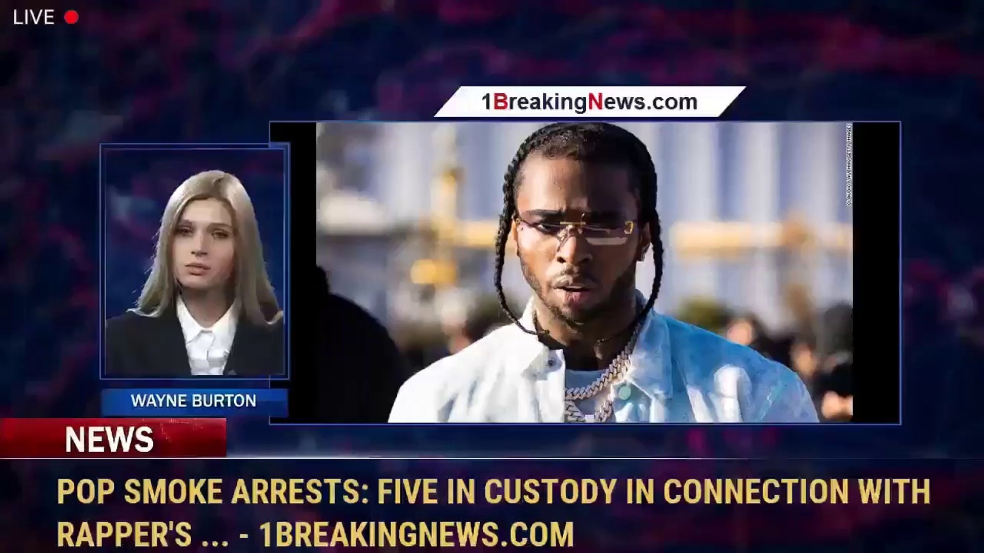 ⁣Pop Smoke arrests: Five in custody in connection with rapper's ... - 1BreakingNews.com
