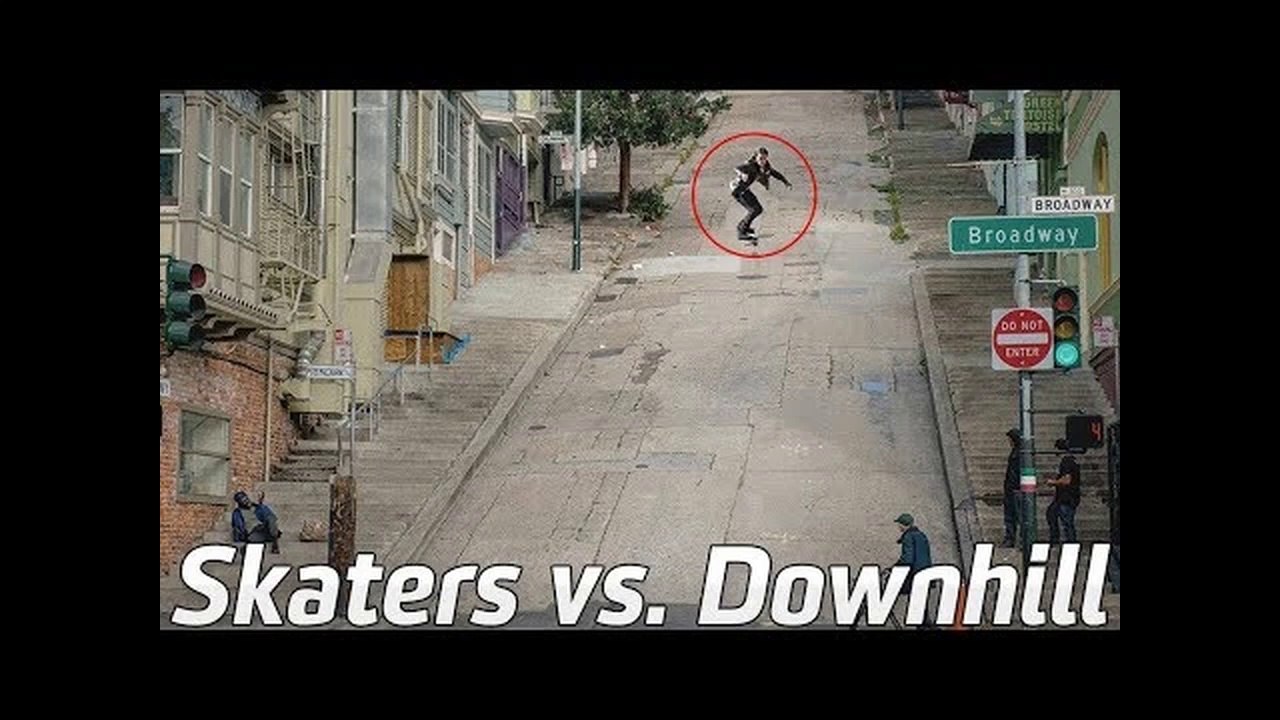 Skaters vs Extreme Downhill Skateboarding! (Wins & Fails) #2