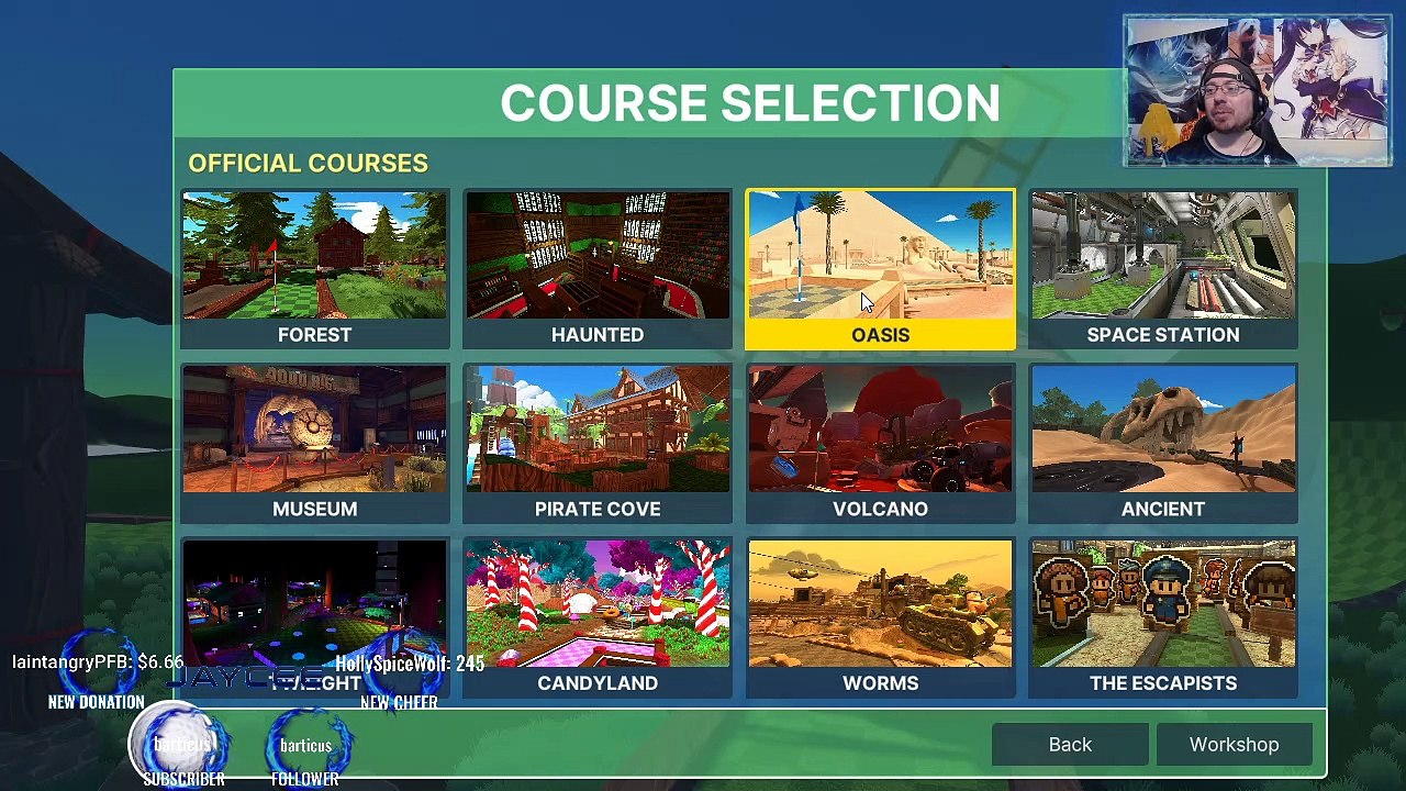 Let's Play Golf With Your Friends: Volcano