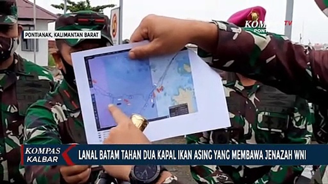 Dua Kapal Asing yang Bawa Jenazah WNI Ditahan di Lanal Batam