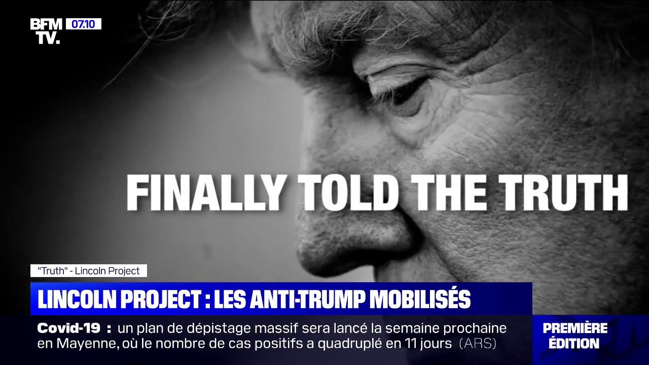 Planète Ashley - "Lincoln Project", des Républicains s'unissent pour que Donald Trump perde l’élection présidentielle américaine