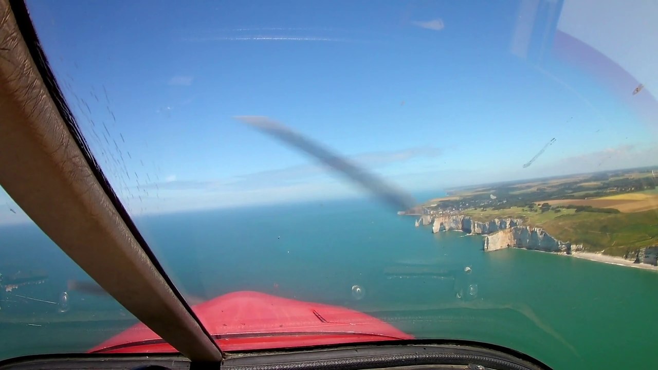 Navigation Lens Bénifontaine Le Havre Octeville avec survol de Fécamp et Etretat