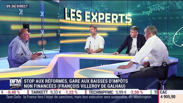 Les Experts: Stop aux réformes, gare aux baisses d'impôts non financées (François Villeroy de Galhau) - 10/07