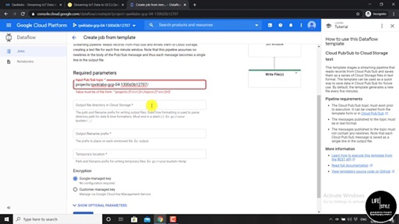 Industrial IOT On Google Cloud Platform|Qwiklabs-Streaming IoT Data to Google Cloud Storage|Coursera