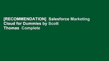 [RECOMMENDATION]  Salesforce Marketing Cloud for Dummies by Scott Thomas