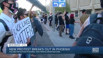 New protests break out in Phoenix