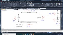 How to draw a line using relative coordinates in AutoCAD
