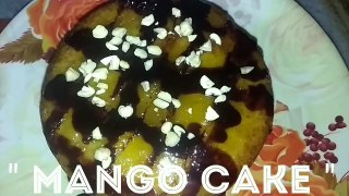 Mango cake | No oven | No egg | RAJASREE'S COOKERY | How to make mango cake |