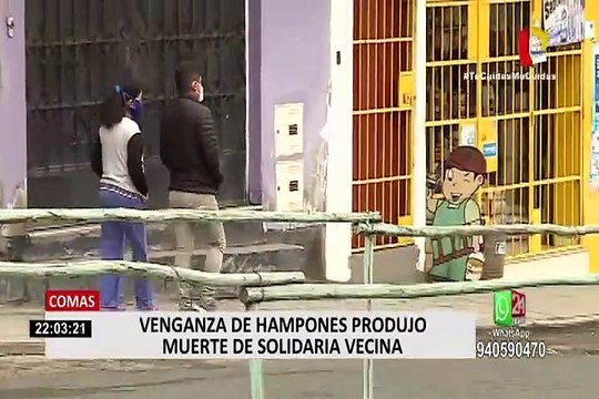 Comas: vecinos de mujer y perro que murieron baleados aseguran que la inseguridad predomina