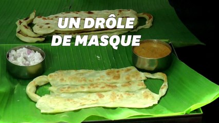 En plein coronavirus en Inde, ce restaurant encourage de manière originale à porter le masque