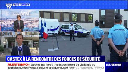 Castex à la rencontre des forces de sécurité - 10/07