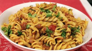 Quick Masala Pasta |Simple Tomato Pasta | Indian Style Pasta |Quick Lunchbox Pasta recipe| Veg Pasta