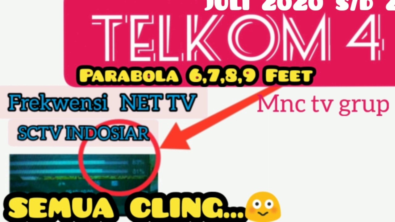 Net tv cling isi manual di satelit telkom4