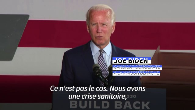 Biden accuse Trump de monter les Américains les uns contre les autres