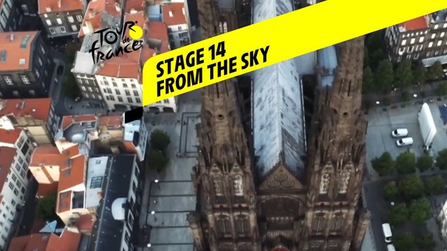 Tour de France 2020 - Étape 14 vue du ciel / Stage 14 from the sky : Clermont - Lyon