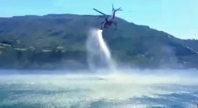 Bologna - Vigili del Fuoco, nuovo elicottero contro incendi boschivi (10.07.20)