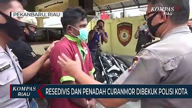 Resedivis Dan Penadah Curanmor Dibekuk Polisi Kota