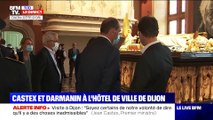 Castex et Darmanin à l'hôtel de ville de Dijon - 10/07