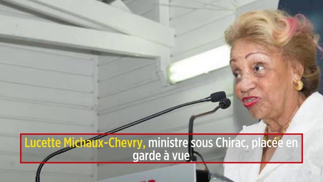 Lucette Michaux-Chevry, ministre sous Chirac, placée en garde à vue