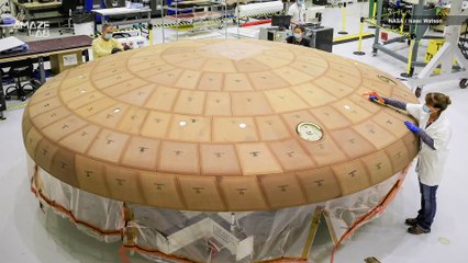 Descargar video: NASA Hits Heat Shield Milestone For First Crewed Orion Mission