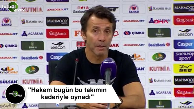 Bülent Korkmaz: Hakem bugün bu takımın kaderiyle oynadı