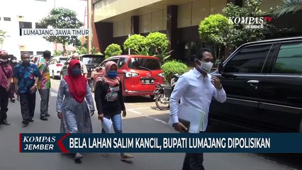 Bela Lahan Salim Kancil, Bupati Lumajang Dipolisikan