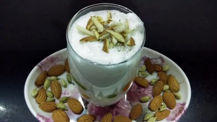 Download Video: Badam Elaichi Shake | Almond Cardamom Shake | Almond Smoothie | badam elaichi milk recipe |